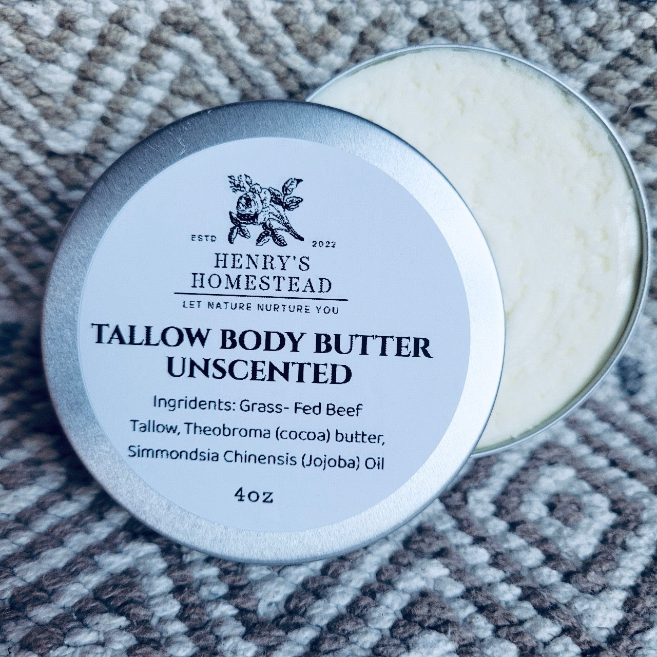 Grass-Fed Beef Tallow Body Butter